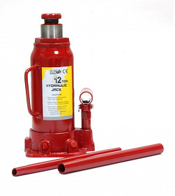 На сайте Трейдимпорт можно недорого купить Гидравлический бутылочный домкрат на 12 тонн Torin T91204. 