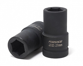 На сайте Трейдимпорт можно недорого купить Головка ударная глубокая 80мм (6гр.) 1" Forsage F-48510080. 